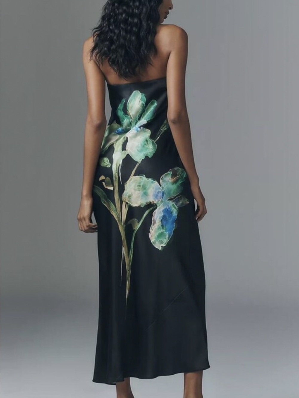 Worn once! Anthropologie long strapless dress - Picture 7 of 7